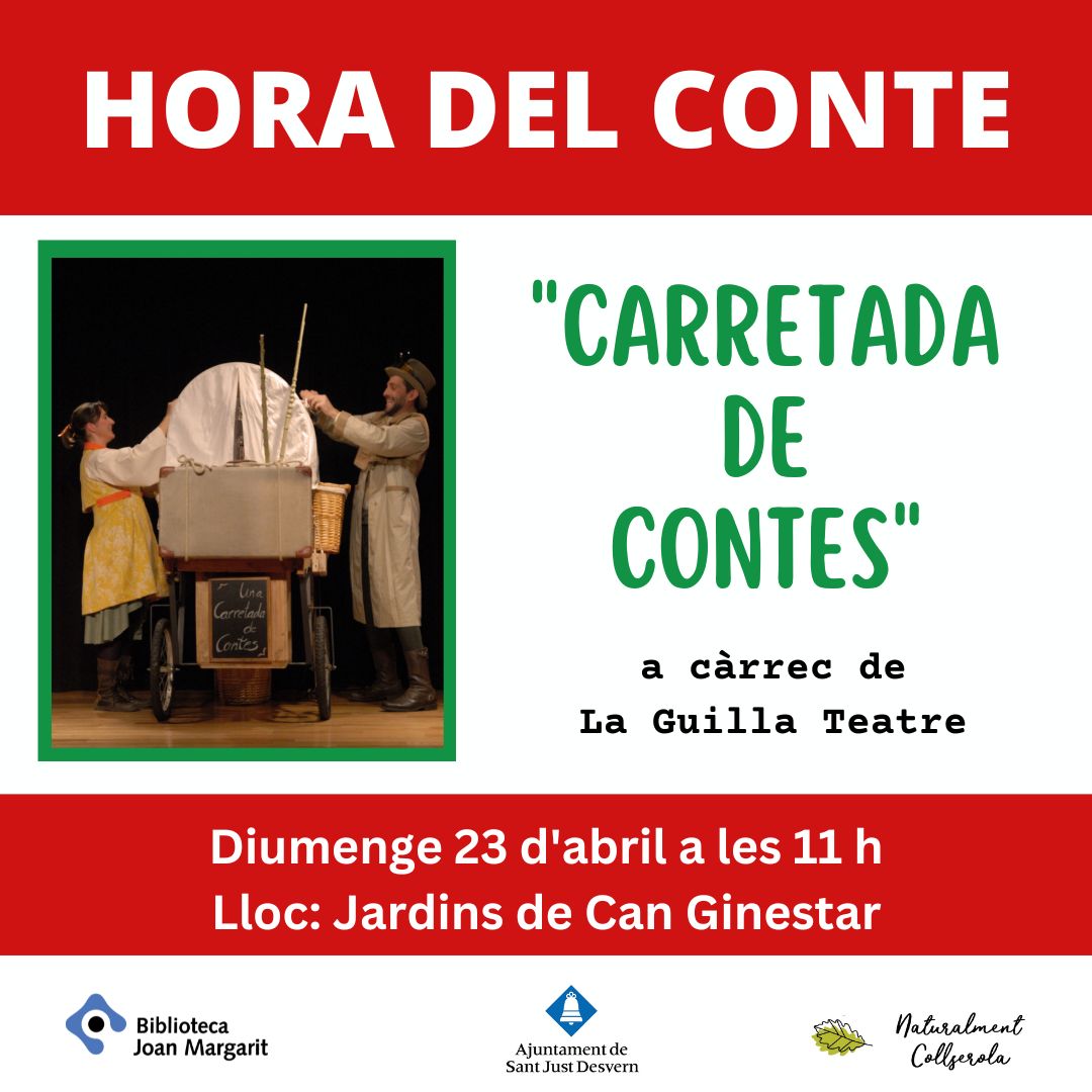 Read more about the article Espectacle de Sant Jordi: Carretada de contes