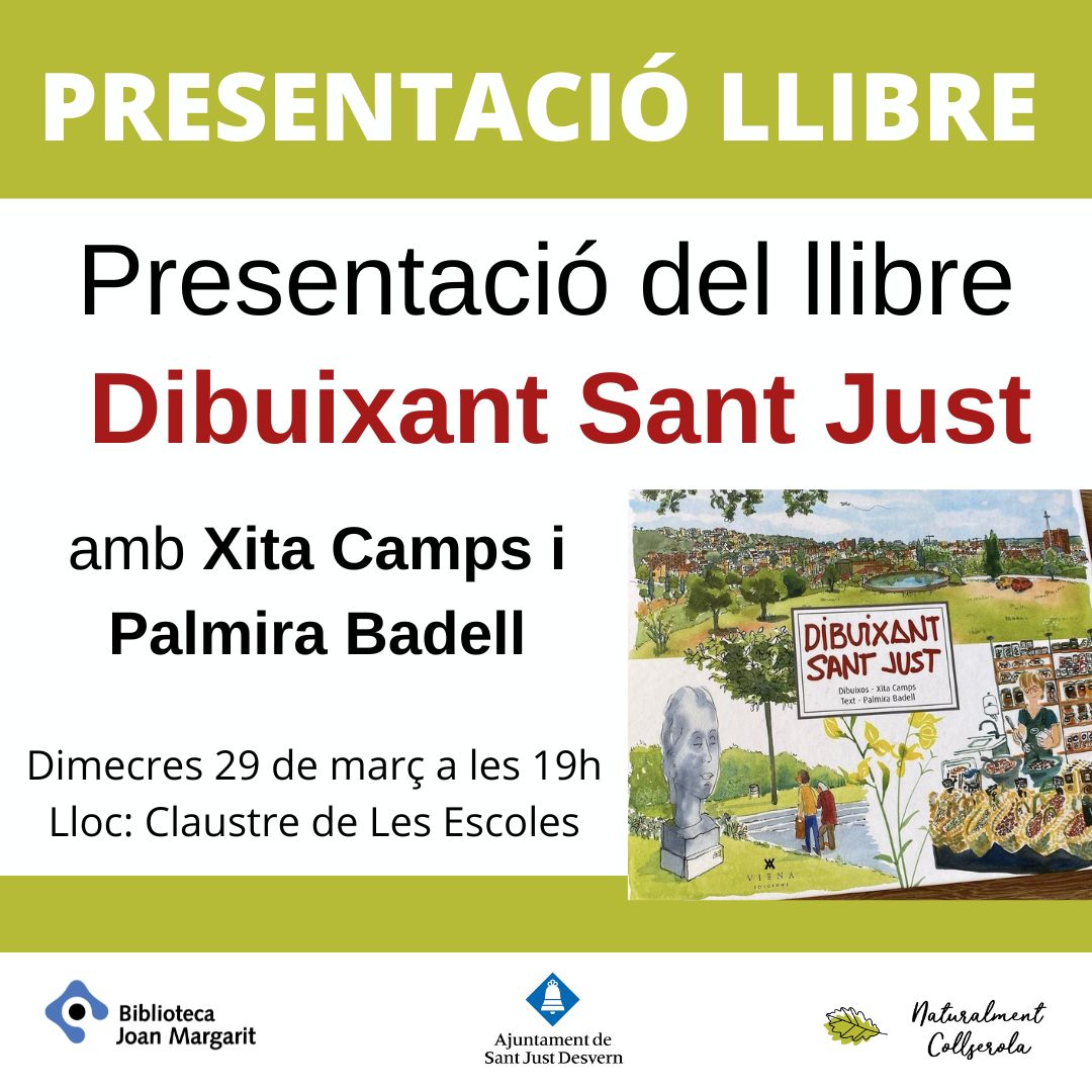 Read more about the article Presentació del llibre “Dibuixant Sant Just”