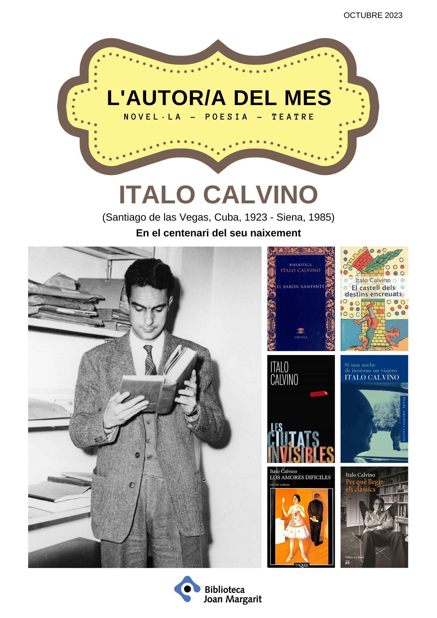 Read more about the article Autor del mes: Italo Calvino