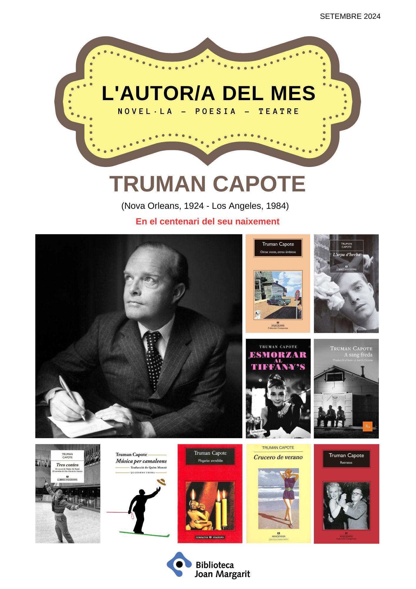 Més informació sobre l'article Autor del mes: Truman Capote