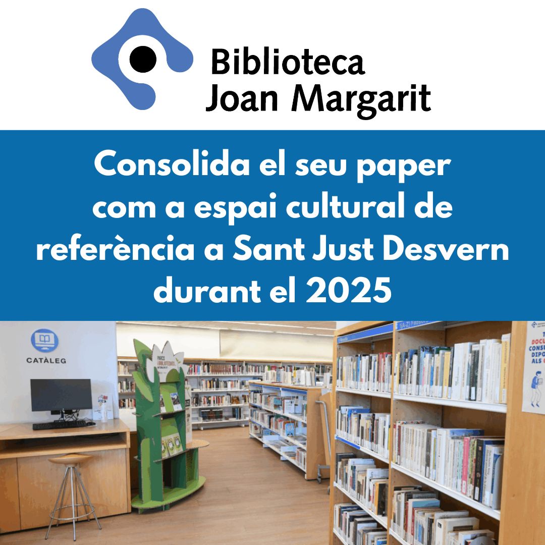 Més informació sobre l'article La Biblioteca Joan Margarit consolida el seu paper com a espai cultural de referència